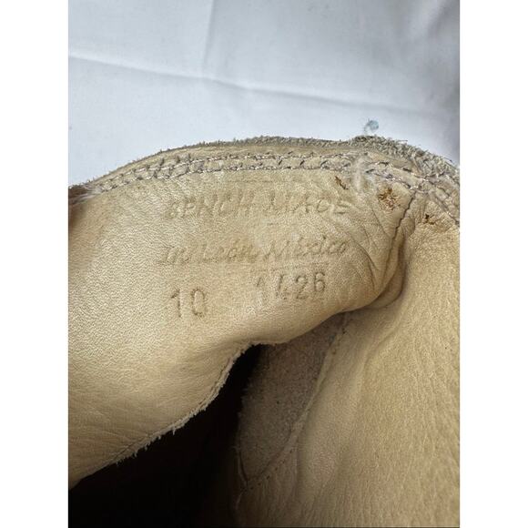 BED|STU Eiffel Women's Boots 10 Brown Distressed Leather Ankle Zip Red Soles - Picture 13 of 15